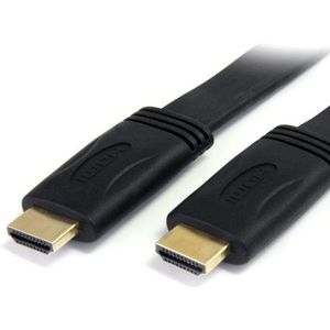 StarTech.com High Speed HDMI platte kabel met Ethernet Ultra HD 4K x 2K HDMI naar HDMI M/M platte kabel (HDMIMM6FL) 1,8m