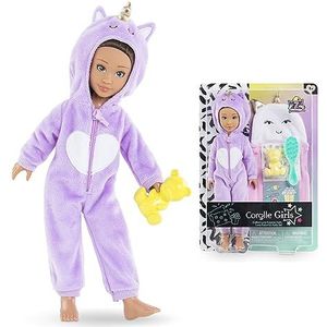 Corolle Girls - Set Luna Pyjama Party, pop, 7 accessoires, 28 cm, vanaf 4 jaar, 9000600210