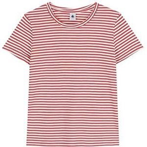 Petit Bateau Petit Bateau T-shirts A06ts dames T-shirt, Papi roze/wit Avalanche