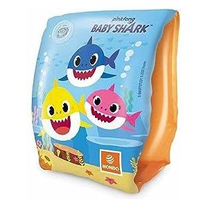 Mondo Mondo-16888 Toys-Baby Shark Arm Bands Veiligheidsarmleuningen, PVC-materiaal, geschikt voor kinderen van 2 tot 6 jaar met gewicht 6-20 kg-16888, meerkleurig, 16888