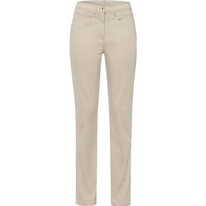 Raphaela by Brax Laura New Garment Dyed Cotton Dames Satijn Jeans, ECRU