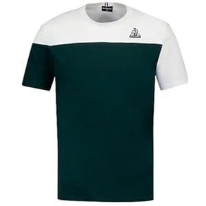 Le Coq Sportif T- Shirt Mixte, Scarab/New Optical White, S