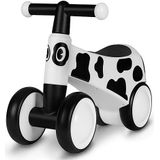 lionelo Sammy Rider voor kinderen van 1 tot 3 jaar, drager met 4 wielen tot 25 kg, antislip handgrepen met verlichting, ergonomische zitting, 3 modellen, voor jongens en meisjes (wit)