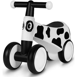 lionelo Sammy Rider voor kinderen van 1 tot 3 jaar, drager met 4 wielen tot 25 kg, antislip handgrepen met verlichting, ergonomische zitting, 3 modellen, voor jongens en meisjes (wit)
