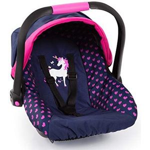 Bayer - Autostoeltje Deluxe Car Seat voor poppen - Blauw en Roze (67954AA)