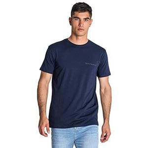 Gianni Kavanagh White Bliss Micro Slim Tee T-Shirt pour Homme, bleu, S