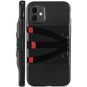 JOBY JB01667-BWW Standpoint, aluminium beschermhoes met geïntegreerd statief voor Apple iPhone 11, draadloos opladen, ontworpen voor selfies, foto's, video, vlogging, oproepen visio en livestreams