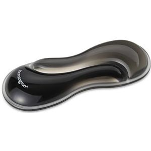 Kensington Dunne gel muis polssteun met laag profiel en controlebal, ergonomische ondersteuning voor pijnverlichting, comfortabele antislip gel, grijs, 19,2 x 7,2 x 2,2 cm