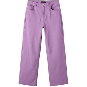 Name It Nlftazza TWI Hw Wide Pant Noos Pantalons Fille, Pale Pansy, 170