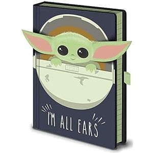 Premium Notebook A5 - Star Wars: The Mandalorian (I'm All Ears Crib)
