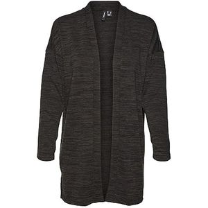 VERO MODA Vmkatie Ls Cardigan Jrs Noos Damesvest, zwart.