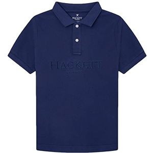 Hackett London Hackett LDN Poloshirt voor jongens, marineblauw, 7 jaar, Navy Blauw
