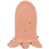 LÄSSIG Washandje voor kinderen, badstof washandje van katoen/Play Wash Glove GOTS Octopus