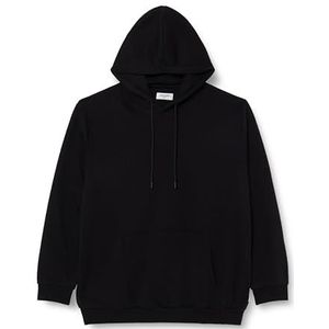 JACK & JONES PLUS SIZE Hoodie JJEBRADLEY Plus Size Zwart