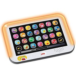 Fisher-Price Mijn Puppy-Tablet speelgoed voor baby's, voor het leren van letters, woorden en dieren, 12 maanden en meer, CDG56