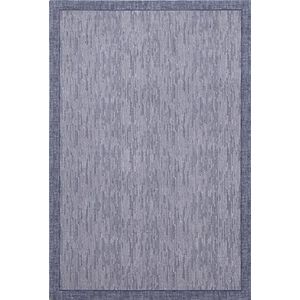 Agnella Diverse Linea Tapis de salon moderne vintage rétro 100% laine de Nouvelle-Zélande - Tissé avec la technologie Wilton - 160 x 240 x 1,20 cm - Bleu marine
