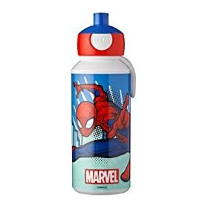 Mepal pop-up drinkfles Campus - 400 ml – Sluit goed af – Drinkbeker voor kinderen – Spiderman