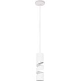 Trio Leuchten Hanglamp STREAM 364000131, metaal mat wit, excl. 1x GU10