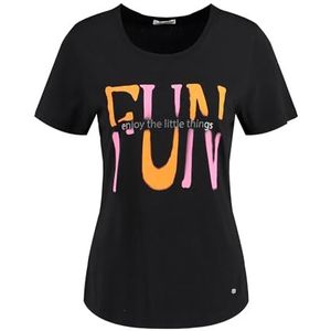 KEY LARGO T-shirt rond amusant pour femme, Noir (1100), M
