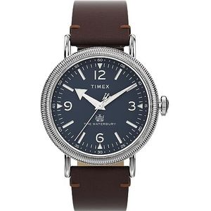 Timex Waterbury Traditioneel herenhorloge, 40 mm, Bruin, Traditioneel