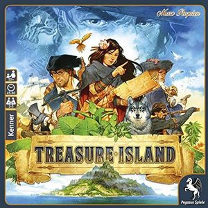 Pegasus Spiele Treasure Island Concentratie Bordspel