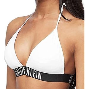 Calvin Klein Driehoek-rp dames Bikinitop, Pvh Classic Wit, M