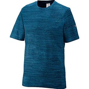 BP 1714-235-110-M Unisex T-shirt Space-Dye, 1/2 mouw ronde hals, 170.00 g/m² stretch stofmix, space-dye, space-blue, maat M