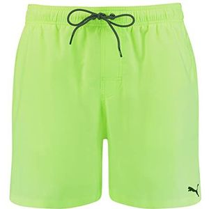 PUMA Zwemshorts van gemiddelde lengte voor heren (1 stuk), Sprankelend geel.