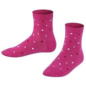 FALKE Multidot Korte sokken, uniseks, katoen, wit, grijs, meer lage kleuren, versterkt met kleurrijke modesieraden voor zomer of winter, 1 paar, Roze (Gloss 8550)