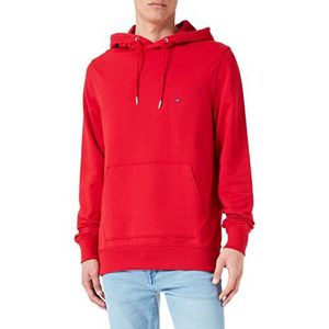 Tommy Hilfiger Heren hoodie primair rood, M, Primair rood