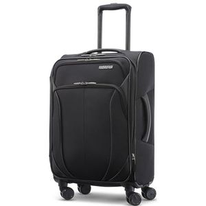American Tourister 4 Kix 2.0 Zachte uitbreidbare koffer met zwenkwielen, zwart., Kix 2.0 Set van 4 uittrekbare zachte koffers met zwenkwielen