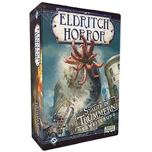 Fantasy Flight Games Eldritch Horror - Steden in ruïnes | uitbreiding | expertspel | strategiespel | 1-8 spelers | vanaf 14+ jaar | 120 minuten | Duits