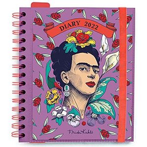 Frida Kahlo Jaarplanner voor 2022, agenda 2022, dag per pagina, kalender 2022, planner 2022, schoolagenda 2022, officieel gelicentieerd product