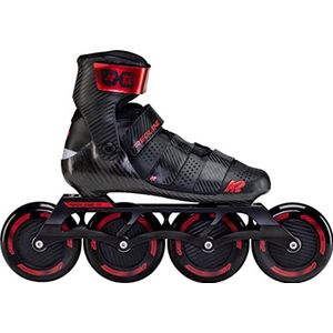 K2 Skates voor volwassenen, universeel, Redline 110 Black_Red - Zwart - Rood - EU: 44 (Mondo: 285 / cm: 28,5 / UK: 9,5 / US: 10,5) - 30F0195