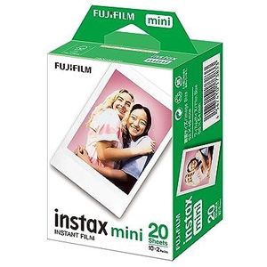 Fujifilm INSTAX Mini WW 2 Fuji 16386016 MINI Instant Film geschikt voor polaroid camera 2 x 10 vellen, 86 x 54 mm - set van 2 x 10 vellen (2 stuks), wit