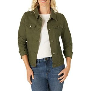 Riders by Lee Indigo Jeansjack voor dames, olijfgroen, M