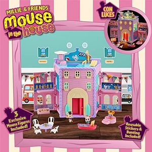 Millie and Friends Mouse in The House CO07396 Speelset Gran Hotel Stilton Hamper speelgoed, verzamelspeelgoed, fantasierijk spel, voor kinderen van 3 tot 7 jaar