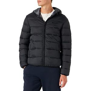 Champion Outdoor Hooded Jacket Heren, Nero, 3XL, Zwart