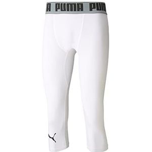 PUMA Ball Compression 3/4 boxershorts – hybride shorts – heren, Wit.