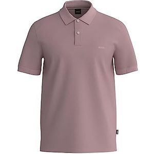 BOSS Pallas Poloshirt met korte mouwen voor heren, Beige (Peach Beige), M