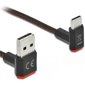 DeLock Easy-USB 2.0 kabel type A stekker naar USB Type-C stekker