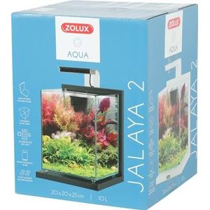 Zolux Aquarium Kit Jalaya 2 antraciet - 10 LTR 20 x 20 x 25 cm
