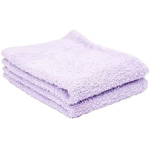 MI CASA Set van 2 basic kappershanddoek paars 500 g
