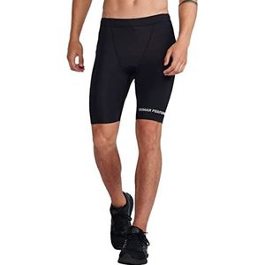 2XU heren aero shorts 22,9 cm, Zwart/Wit