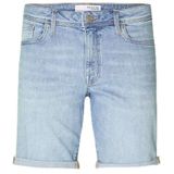 Selected Homme Slhslim Alex 3404 L.b Super Shorts Noos Jeansshorts voor heren, Denim blauw