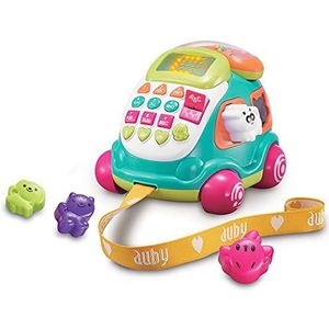 Auby Mijn auto voor telefoon, multiactiviteit, speelgoed voor baby's, 9, 10, 11, 12 maanden, speelgoed voor kinderen van 1, 2, 3, 4 jaar, jongens en meisjes