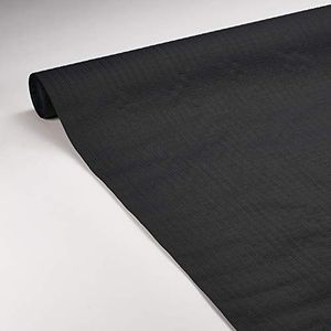 LE NAPPAGE ARTS DE LA TABLE - Tafelkleed van wafelpapier zwart - Recyclebaar en biologisch afbreekbaar - Zwart papieren tafelkleed op rol van 1,18 x 20 m 71290