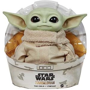 Star Wars The Child pluchen speelgoed - The Mandalorian Series - zachte knuffel - collector's Item - 28 cm - cadeau voor Yoda-fans, GWD85