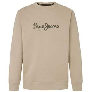 Pepe Jeans New Joe Crew Sweat-shirt pour homme, Marron (beige béton), S