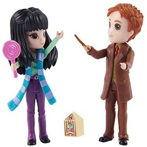 Wizarding World | Vriendschapsset met figuren George Wemel en Cho Chang | 7,5 cm grote poppen | 2 accessoires | Speelgoed voor kinderen vanaf 6 jaar